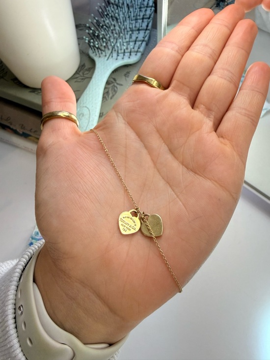 Tiffany & Co. Jewelry - Tiffany & Co. Double Heart Necklace in Yellow Gold
